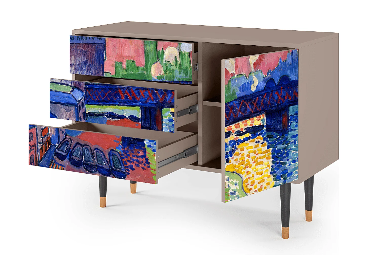 Credenza - 115х84х41 cm - S3 - Charing Cross Bridge, Latte