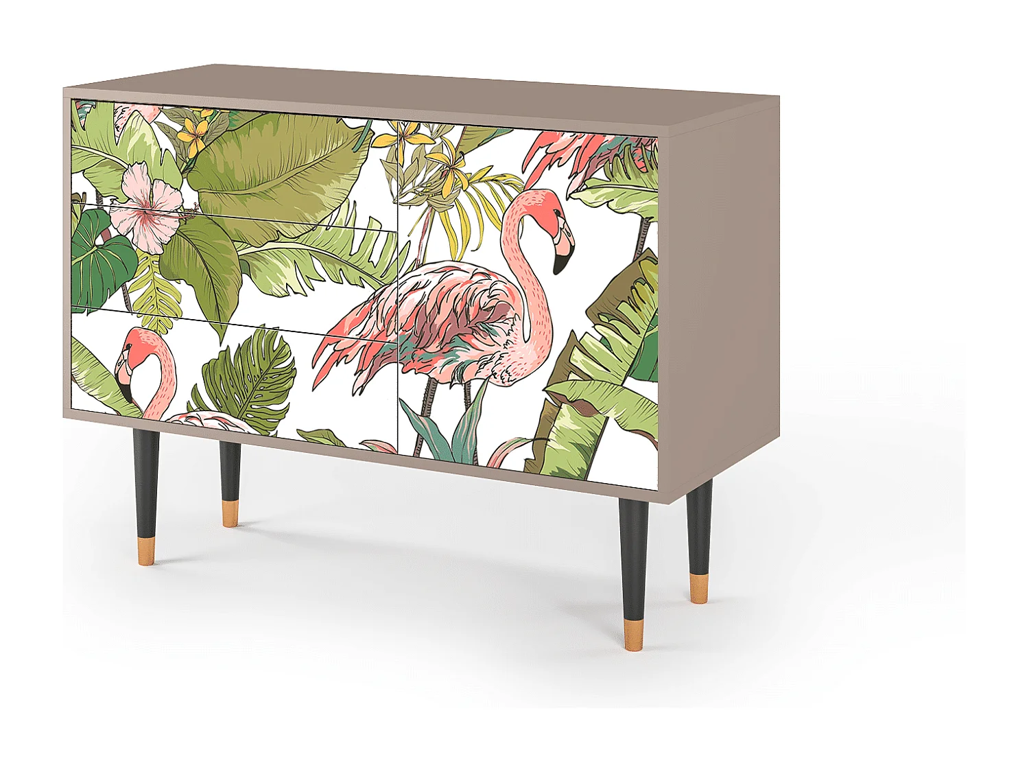 Credenza - 115х84х41 cm - S3 - Sweet Flamingo, Latte