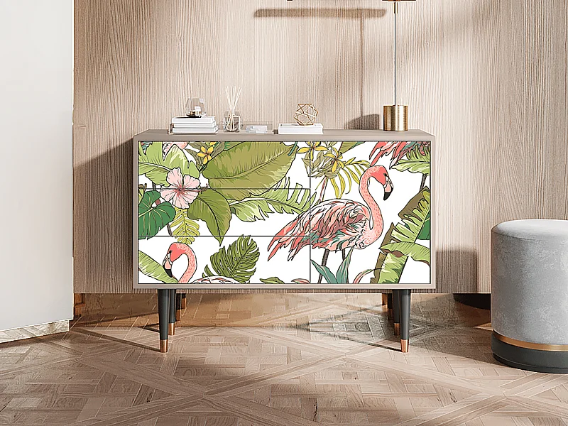 Credenza - 115х84х41 cm - S3 - Sweet Flamingo, Latte