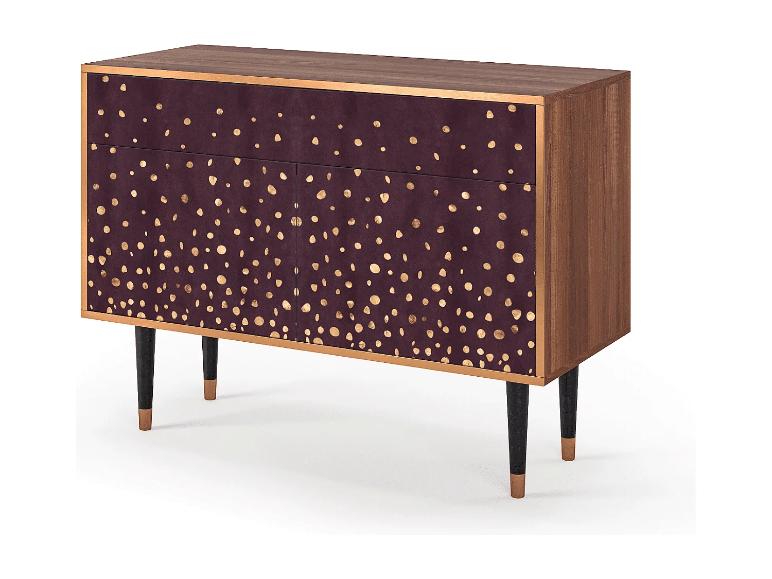 Dressoir - 115x85x48 cm - BS4 - Glowworms, Walnoot