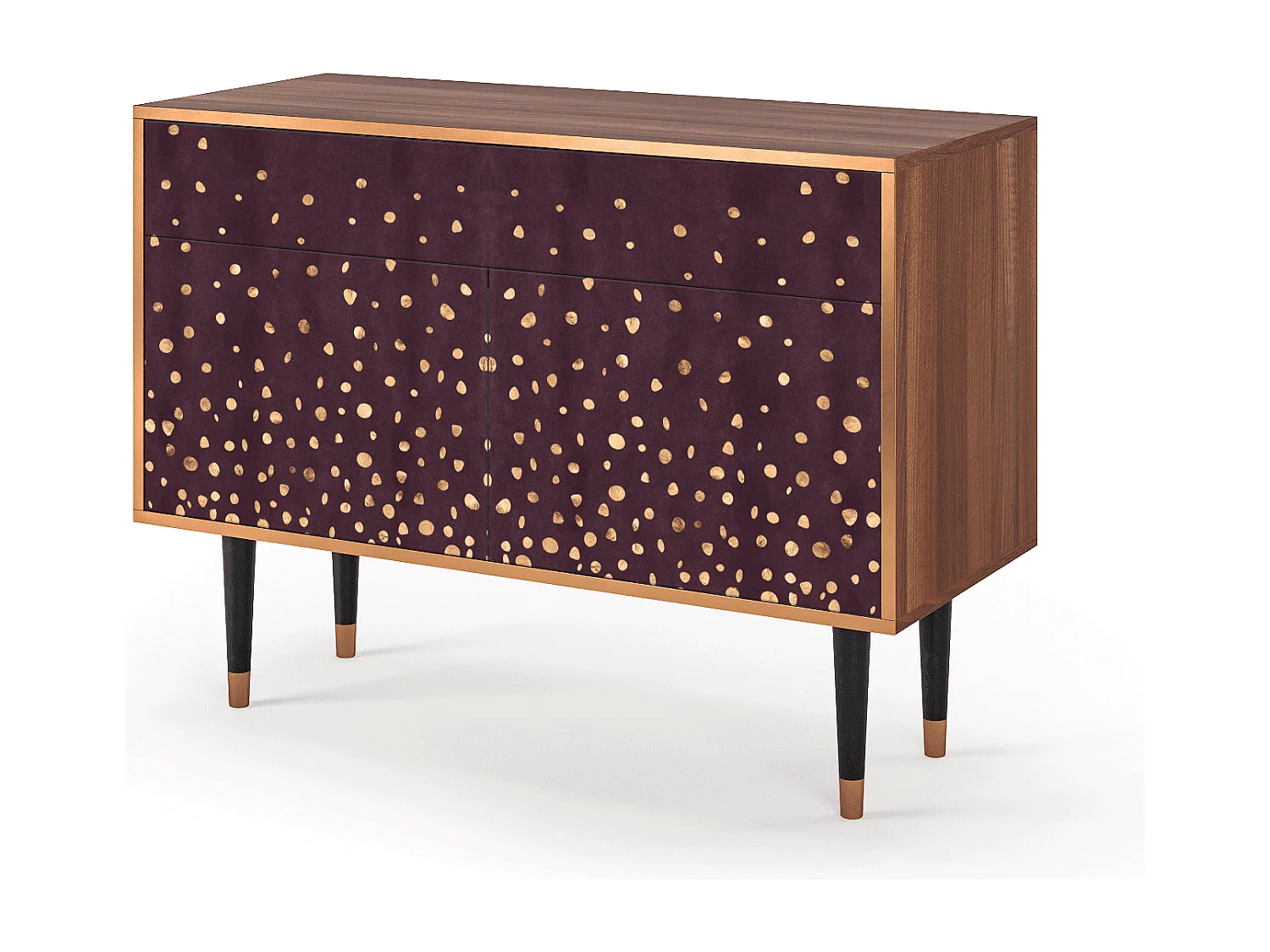 Buffet - 115x85x48 cm - BS4 - Glowworms, Noyer