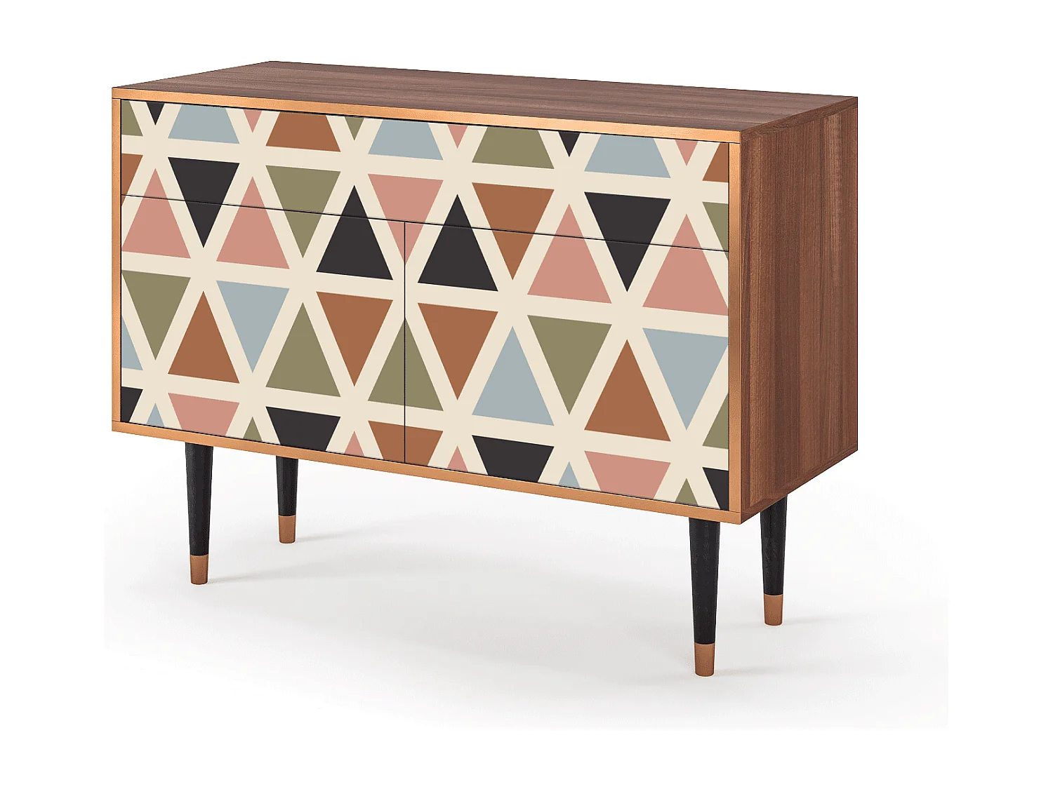 Buffet - 115x85x48 cm - BS4 - Royal Triangles, Noyer