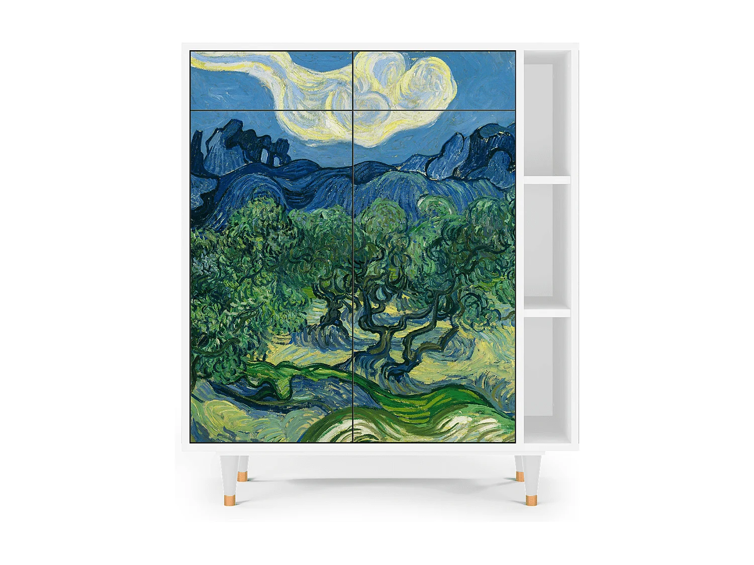 Dressoir - 96х110х41 cm - BS6 - The Oil Trees, Wit