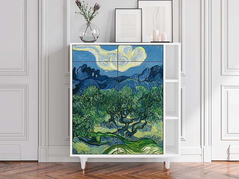 Sideboard - 96х110х41 cm - BS6 - The Oil Trees, Weiß