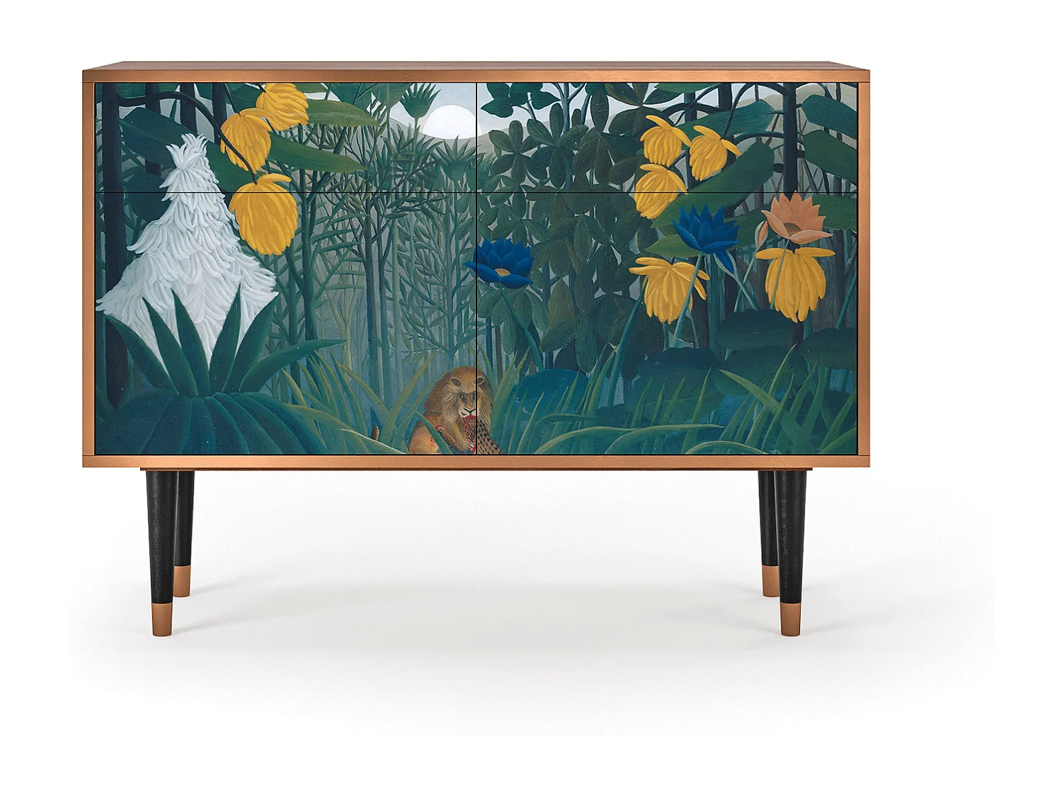 Buffet - 115x85x48 cm - BS4 - The Repast of the Lion, Noyer