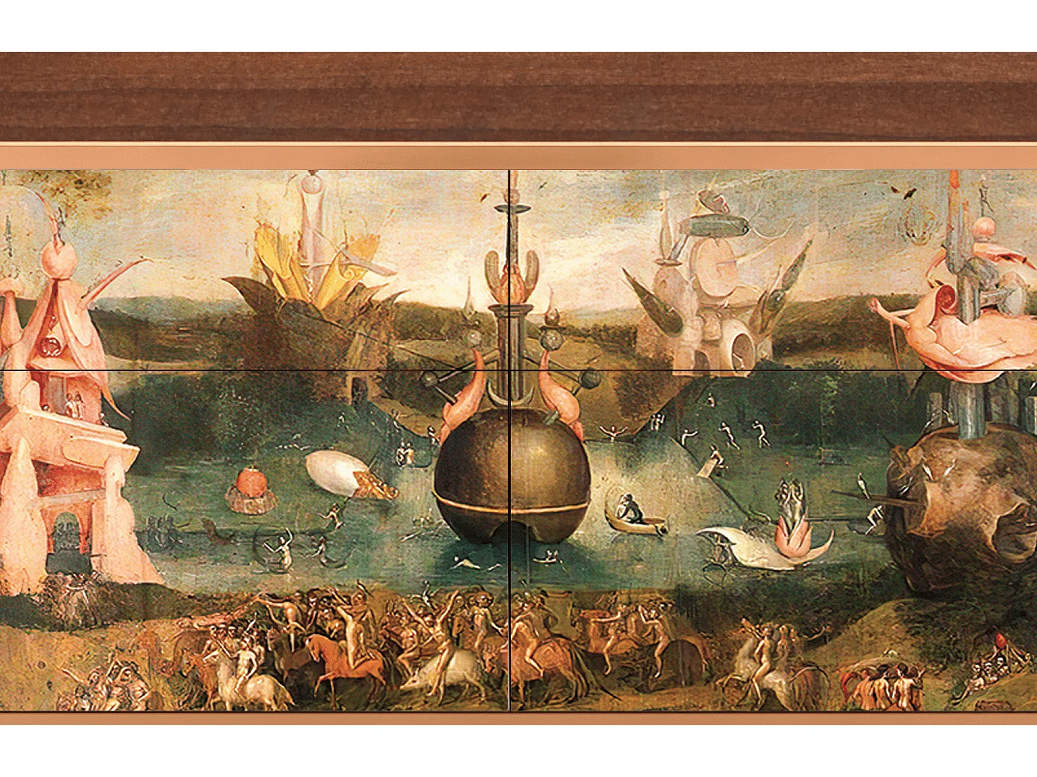 Buffet - 115x85x48 cm - BS4 - The Repast of the Lion, Noyer