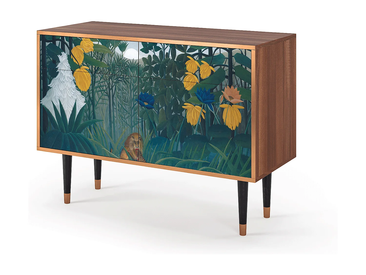 Buffet - 115x85x48 cm - BS4 - The Repast of the Lion, Noyer