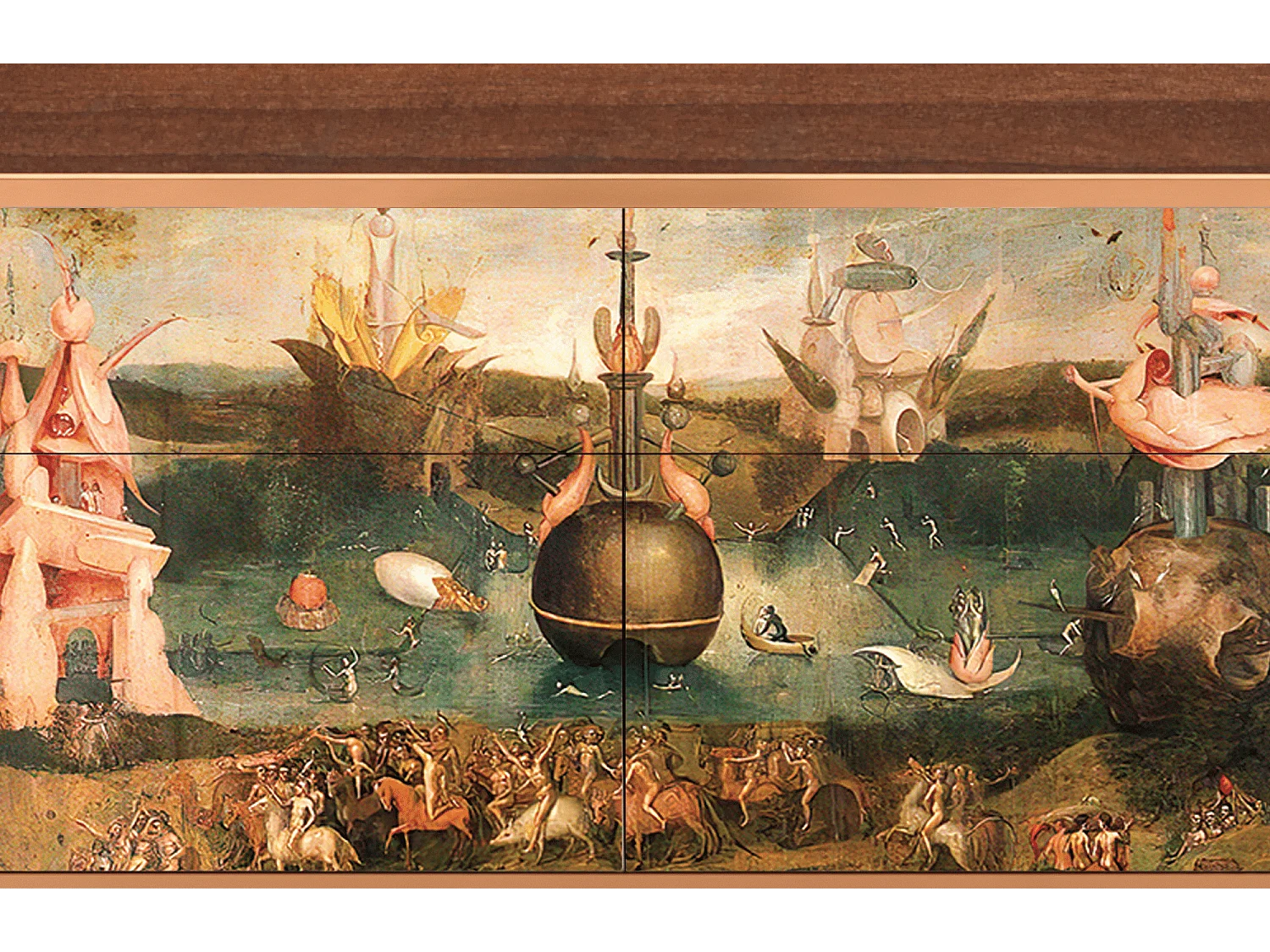 Buffet - 115x85x48 cm - BS4 - The Repast of the Lion, Noyer