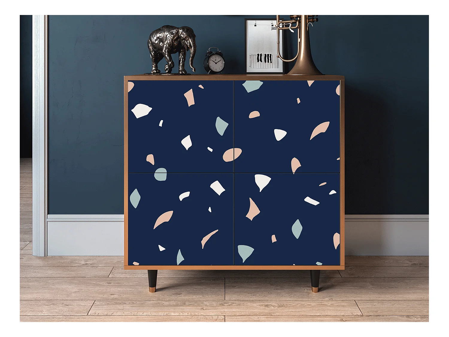 Credenza - 94x96x48 cm - BS3 - Space Satellites, Noce