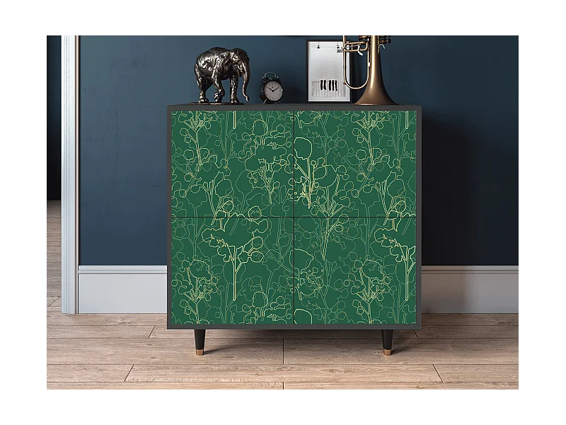 Sideboard - 94x96x48 cm - BS3 - Emerald Forest, Anthrazit