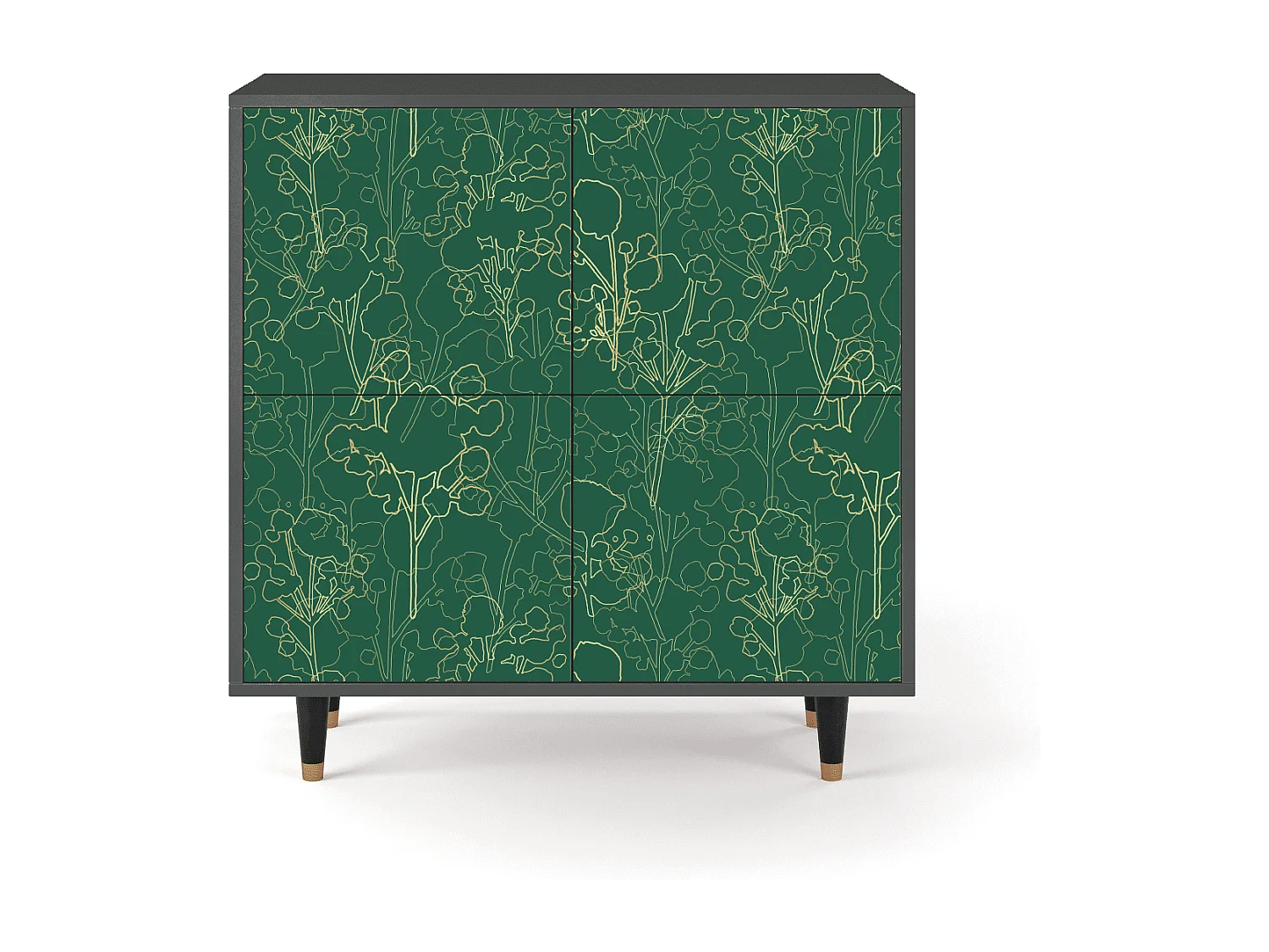 Buffet - 94x96x48 cm - BS3 - Emerald Forest, Anthracite
