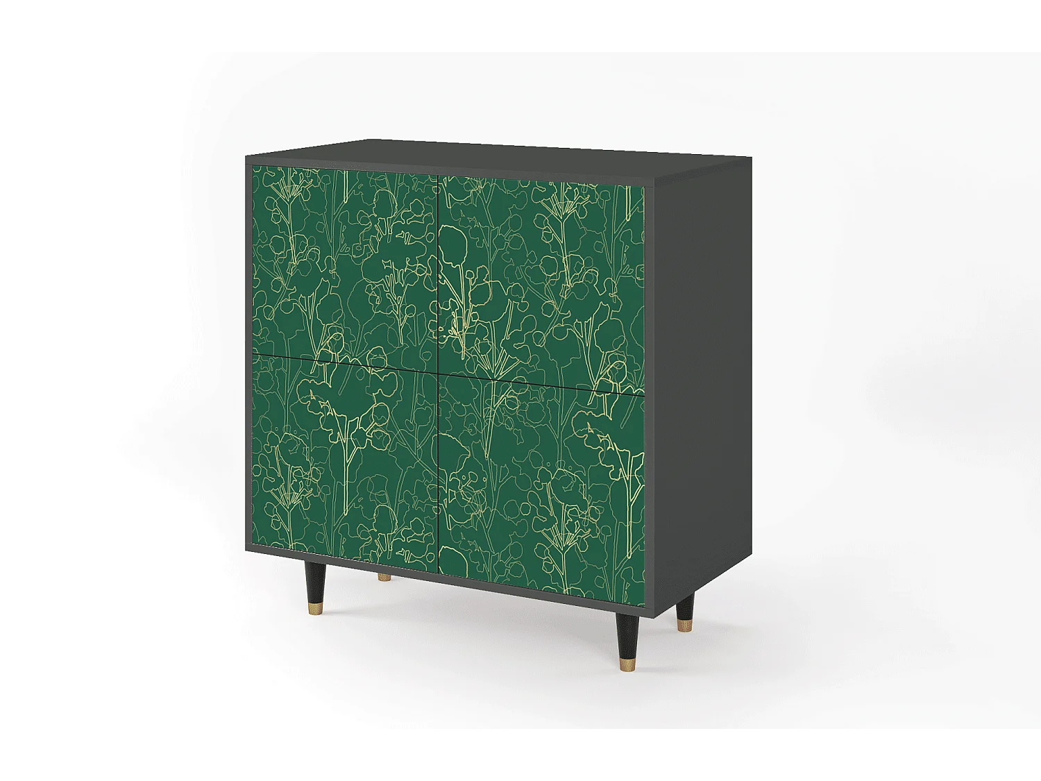 Buffet - 94x96x48 cm - BS3 - Emerald Forest, Anthracite