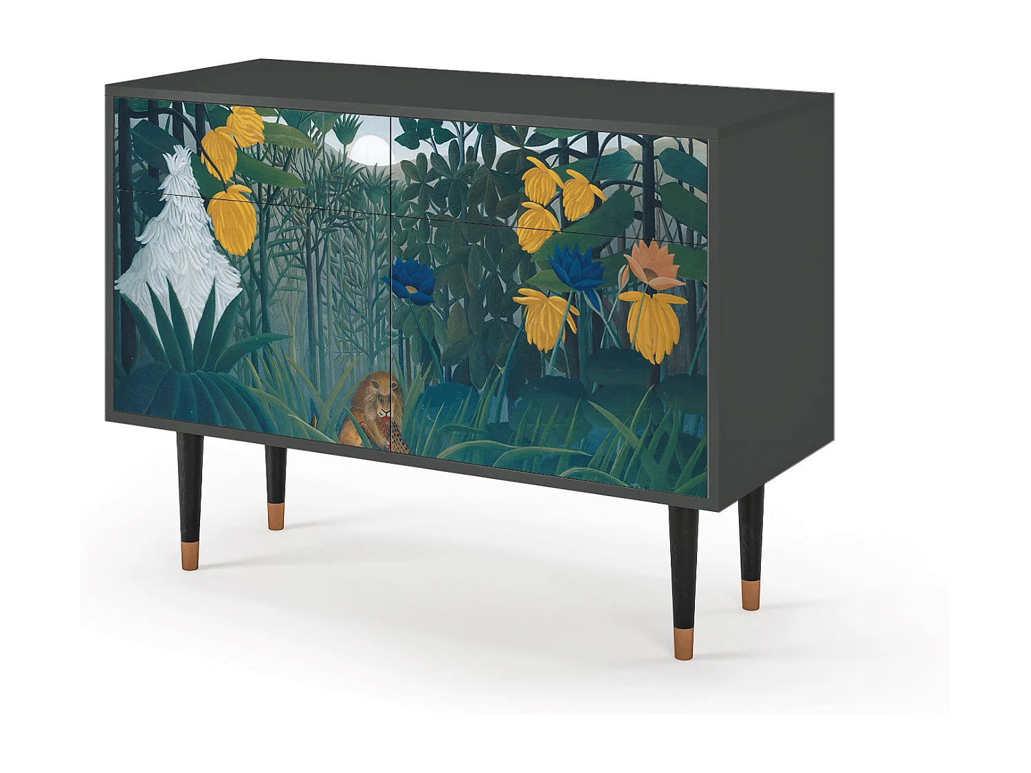 Credenza - 115x85x48 cm - BS4 - The Repast of the Lion, Antracite