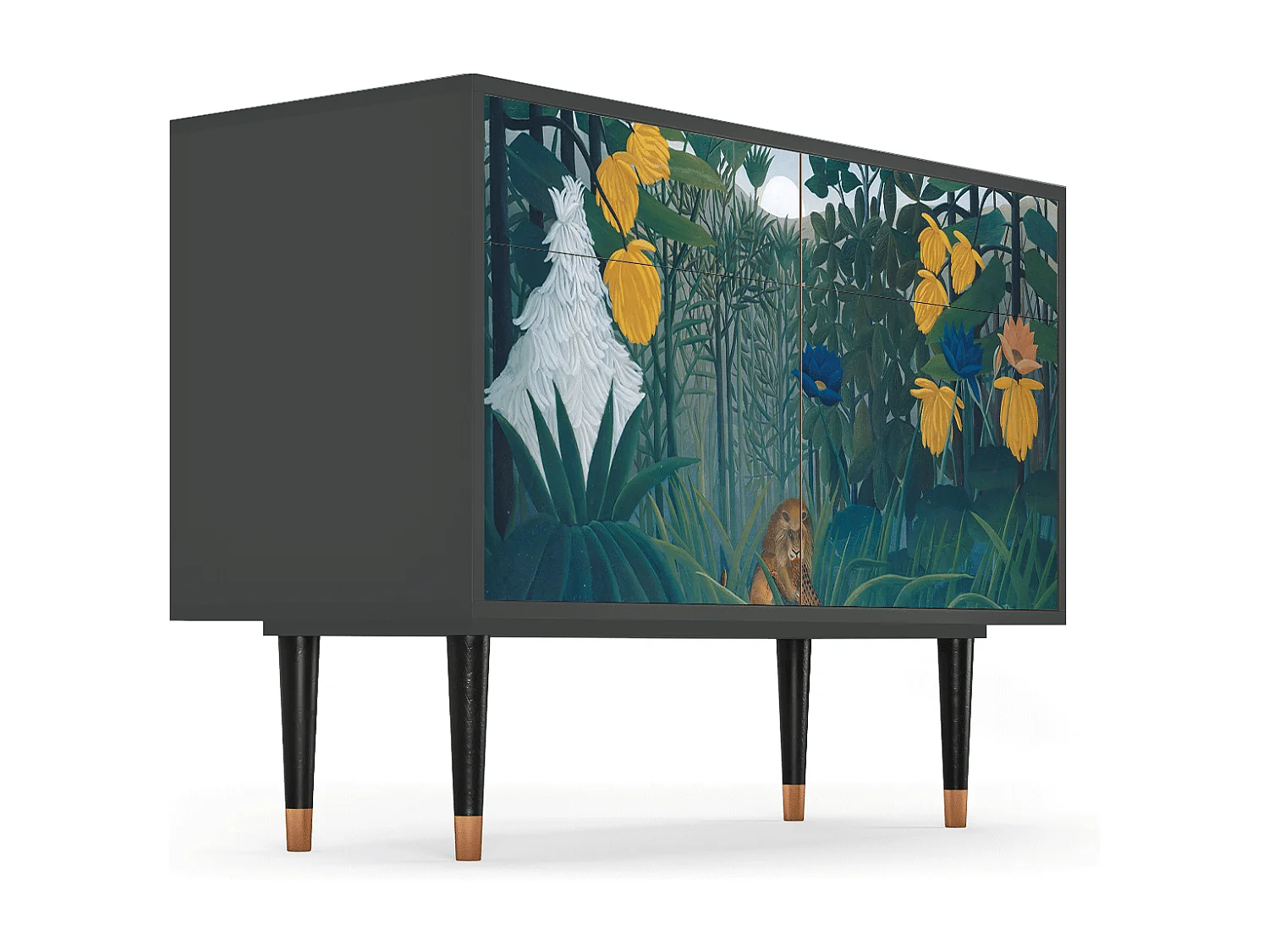 Credenza - 115x85x48 cm - BS4 - The Repast of the Lion, Antracite