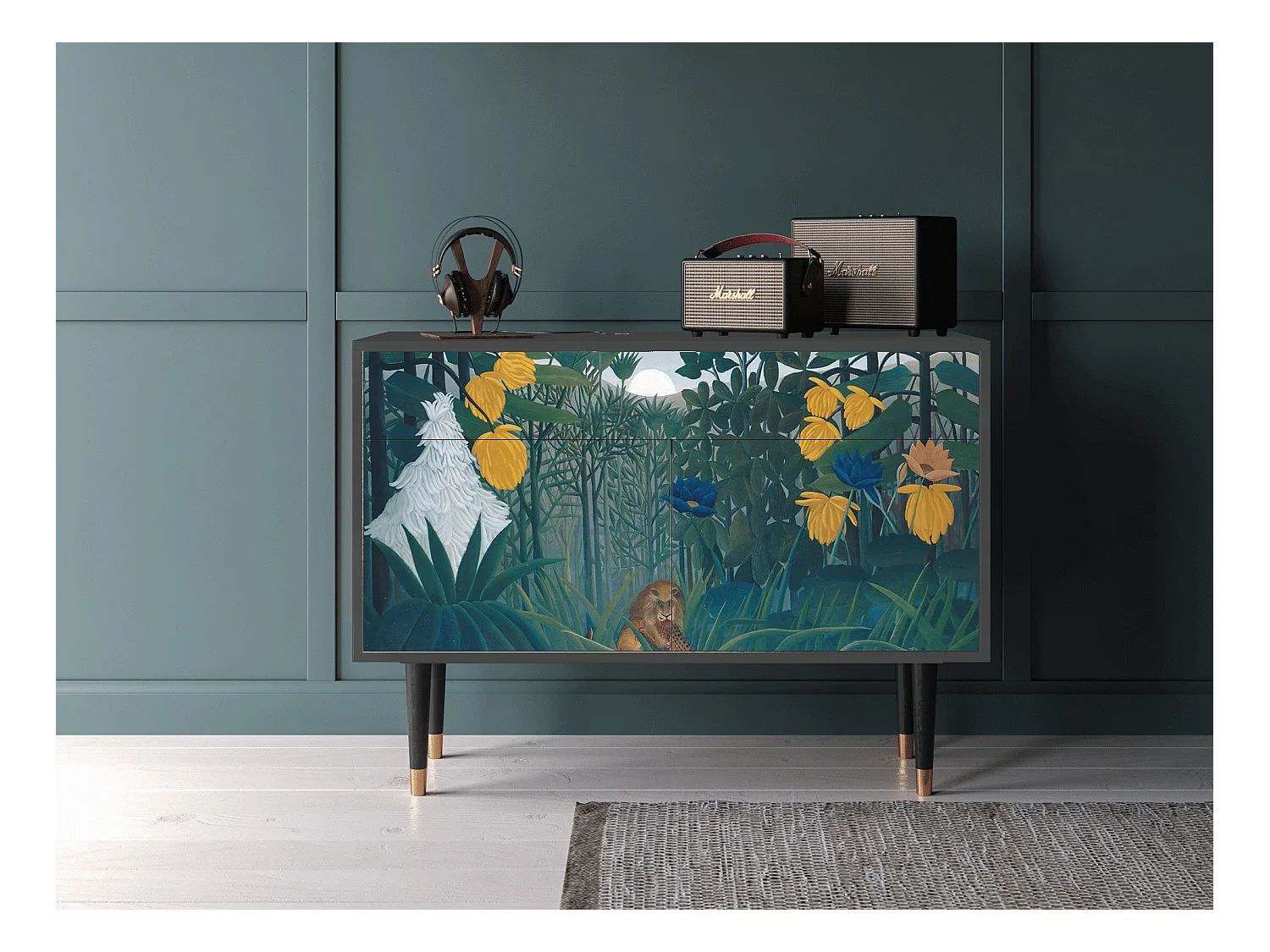 Buffet - 115x85x48 cm - BS4 - The Repast of the Lion, Anthracite