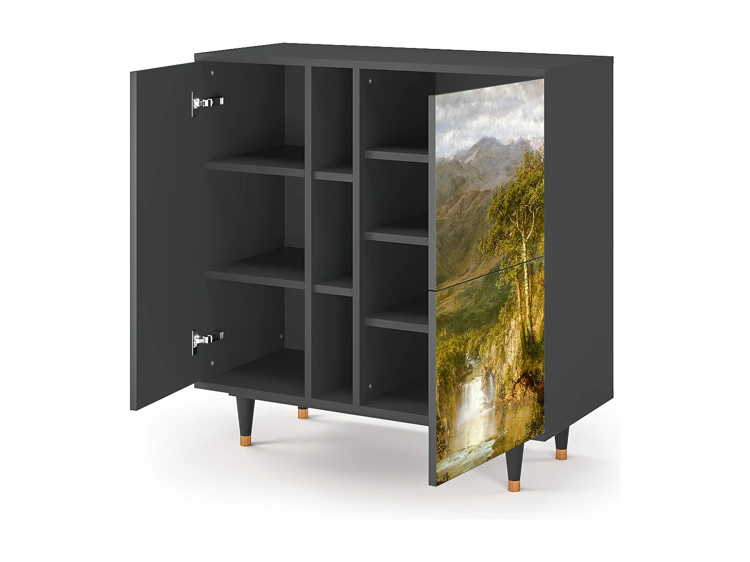 Sideboard - 94х96х41 cm - BS5 - The Heart of the Andes , Anthrazit