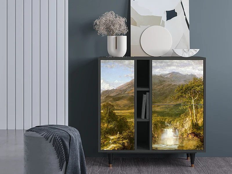 Sideboard - 94х96х41 cm - BS5 - The Heart of the Andes , Anthrazit