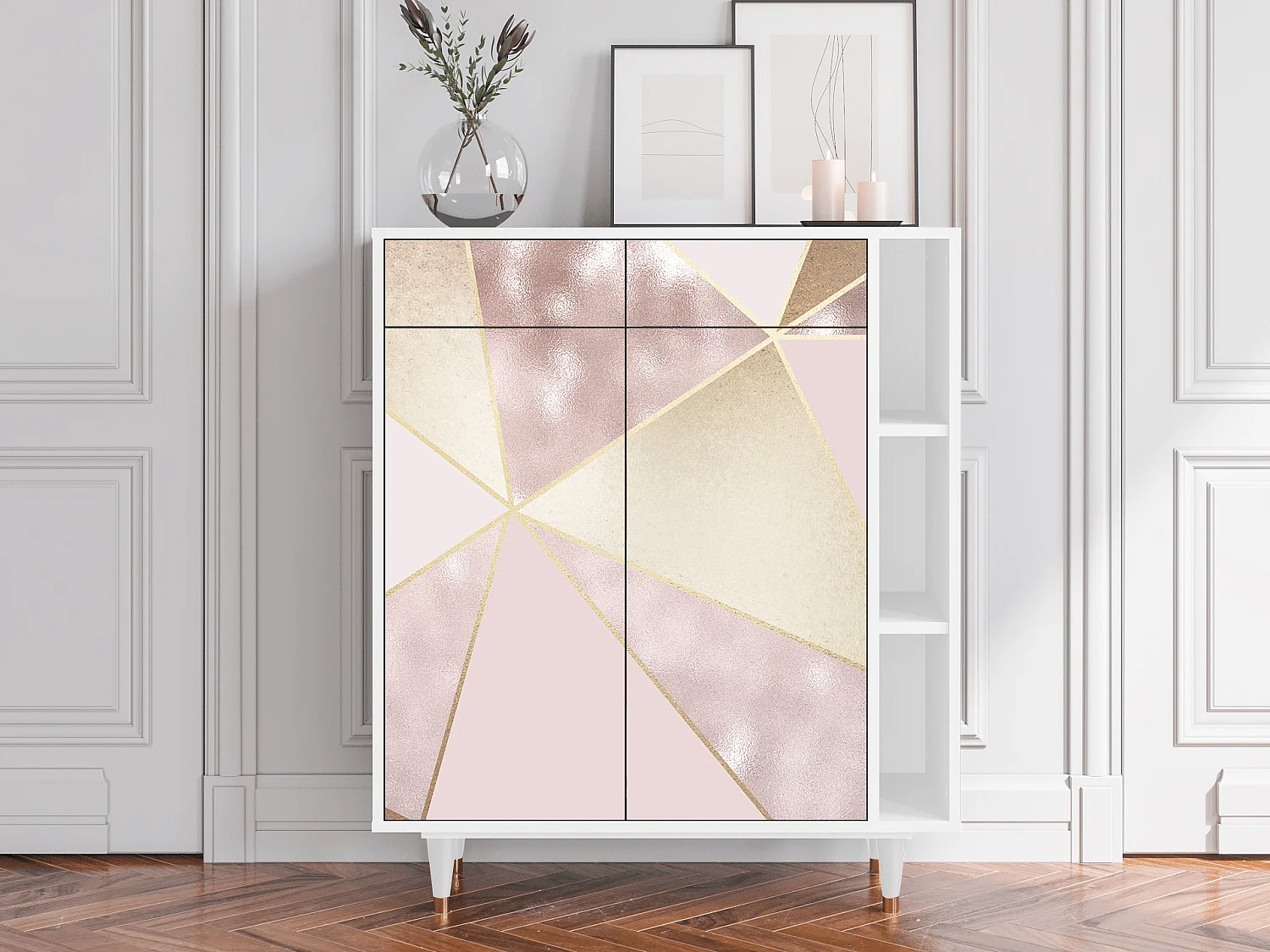 Sideboard - 96х110х41 cm - BS6 - Cosmopolitan Diva, Weiß