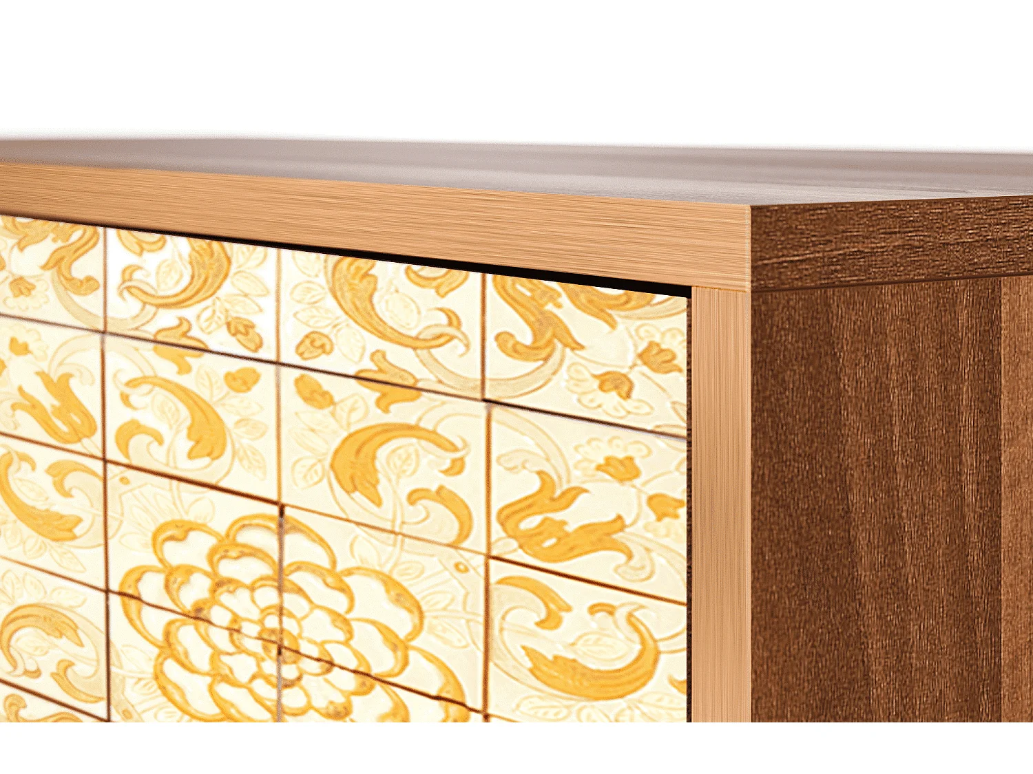 Sideboard - 115х84х41 cm - S3 - Sunshiny Tile, Walnuss