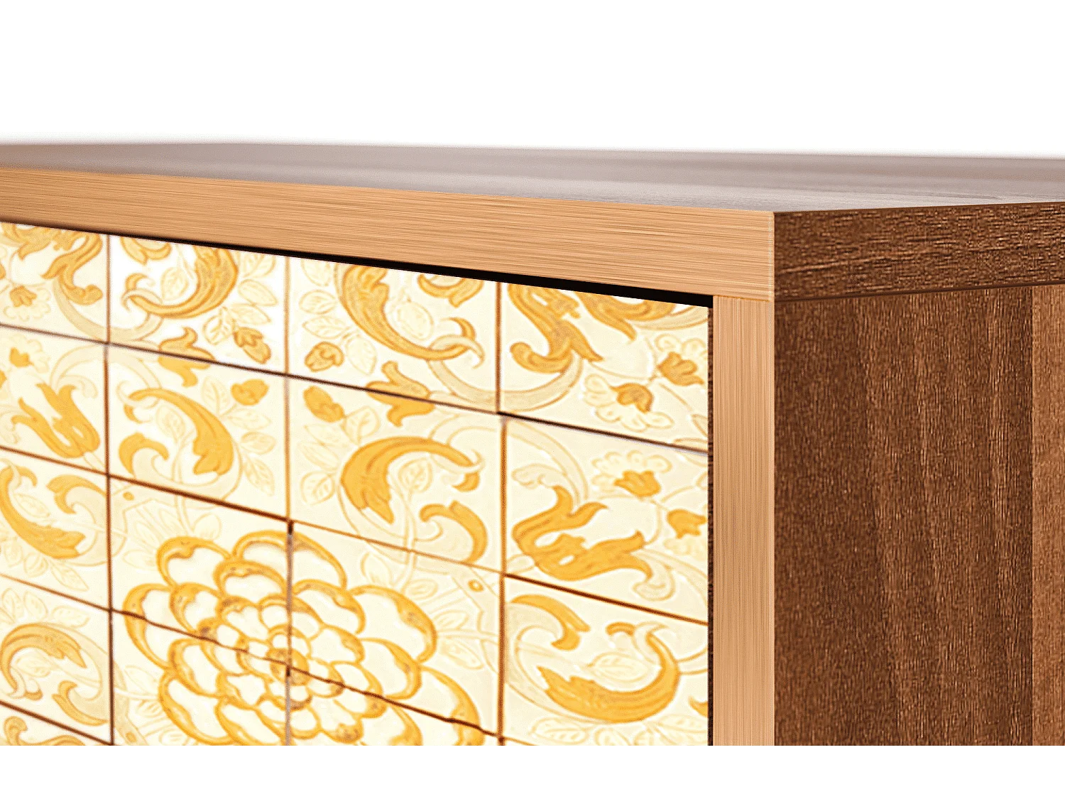 Credenza - 115х84х41 cm - S3 - Sunshiny Tile, Noce