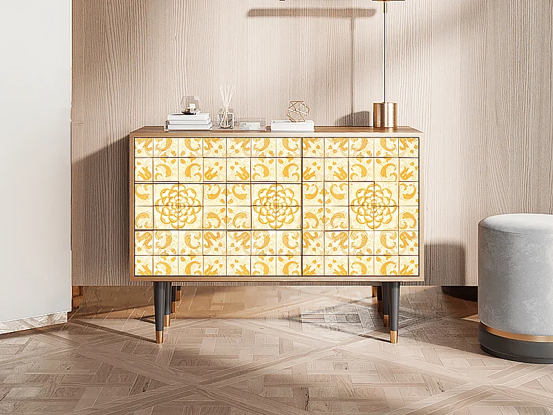 Sideboard - 115х84х41 cm - S3 - Sunshiny Tile, Walnuss