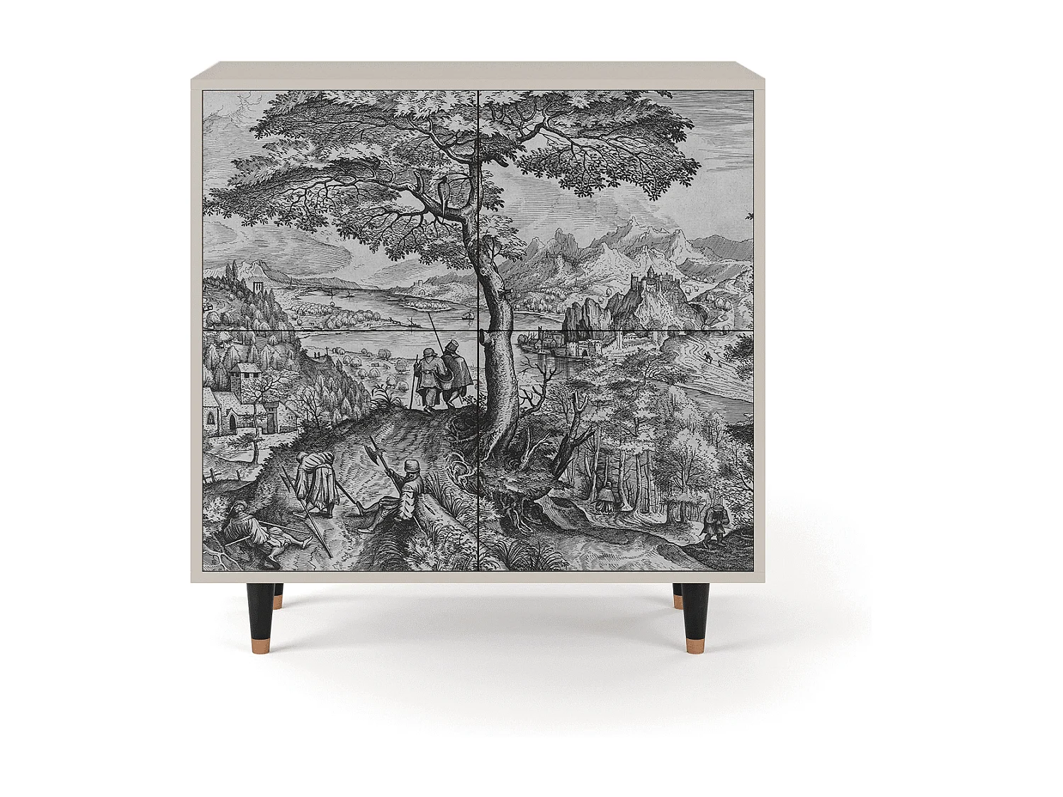 Buffet - 94x96x48 cm - BS3 - Milites Requiescentes, Sable