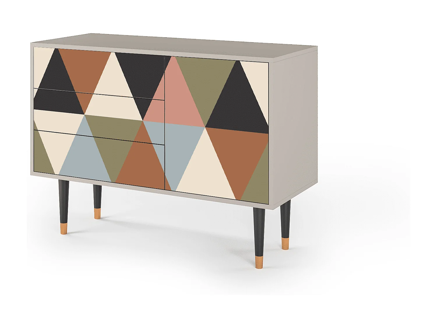 Buffet - 115х84х41 cm - S3 - Royal Triangles, Sable