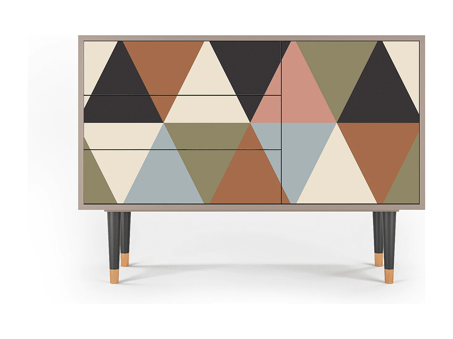Credenza - 115х84х41 cm - S3 - Royal Triangles, Sabbia