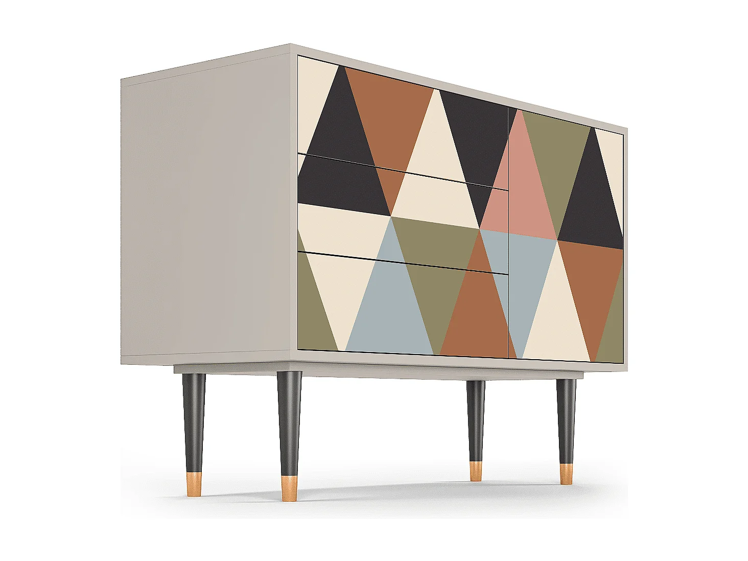 Credenza - 115х84х41 cm - S3 - Royal Triangles, Sabbia