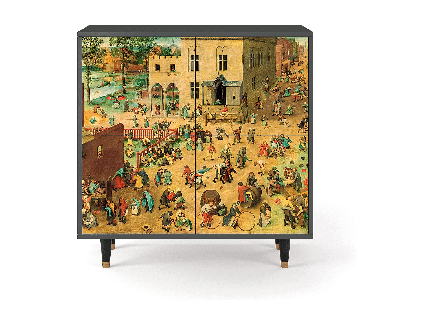 Kredens - 94x96x48 cm - BS3 - Children Games, Antracyt