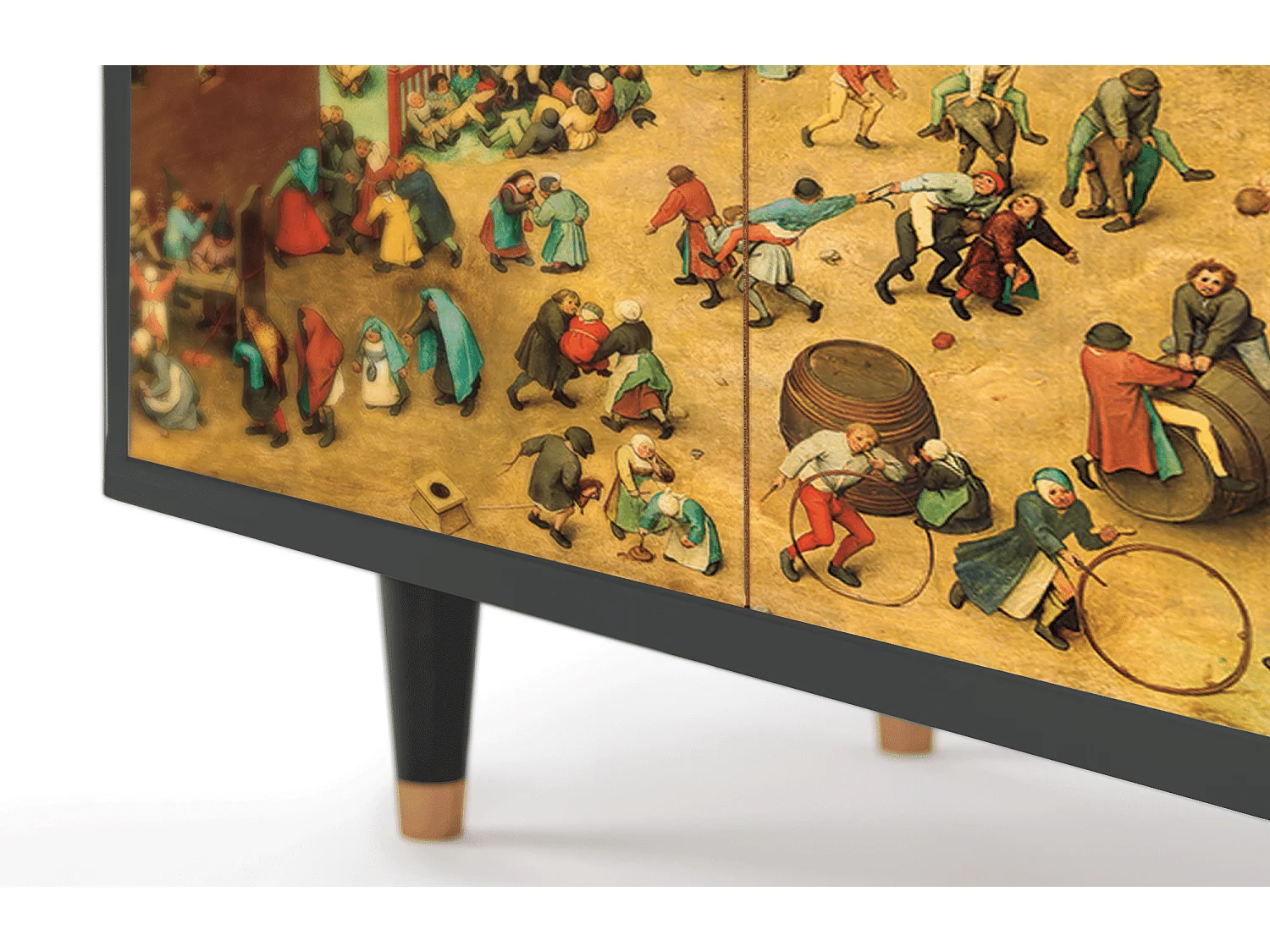 Kredens - 94x96x48 cm - BS3 - Children Games, Antracyt