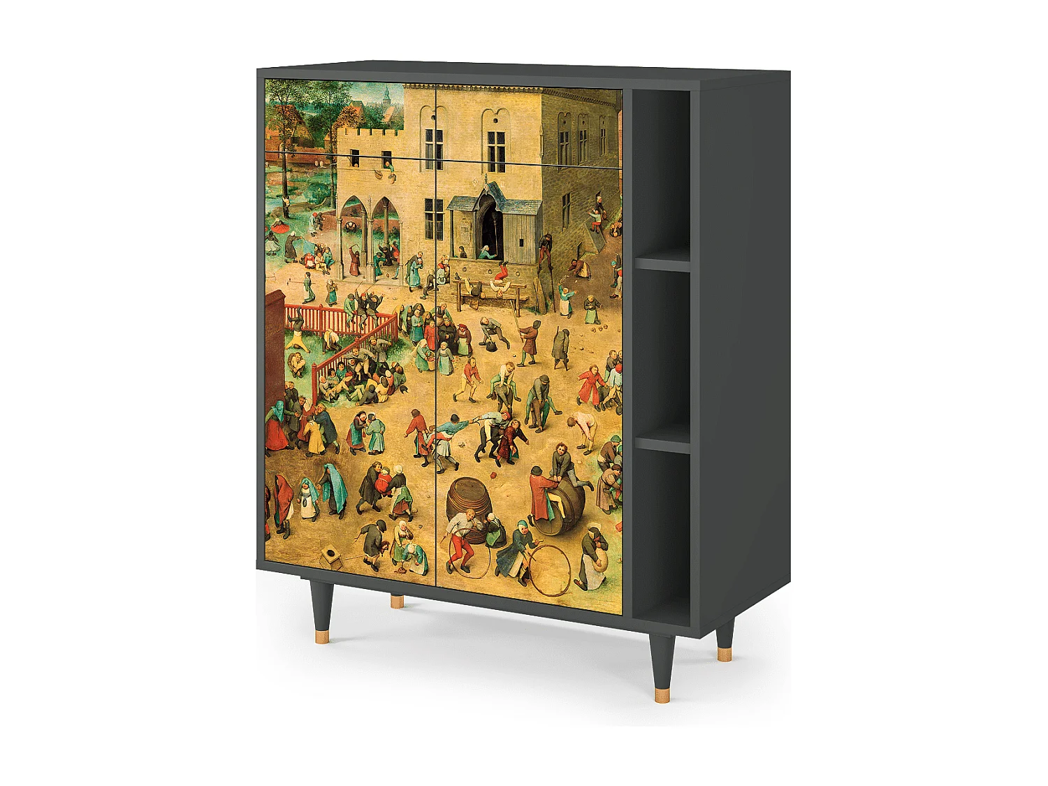 Aparador - 96х110х41 cm - BS6 - Children Games, Antracite