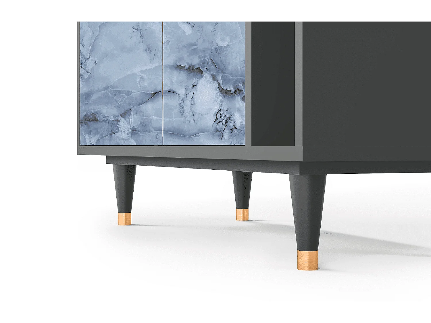 Buffet - 96х110х41 cm - BS6 - Feather Ice, Anthracite