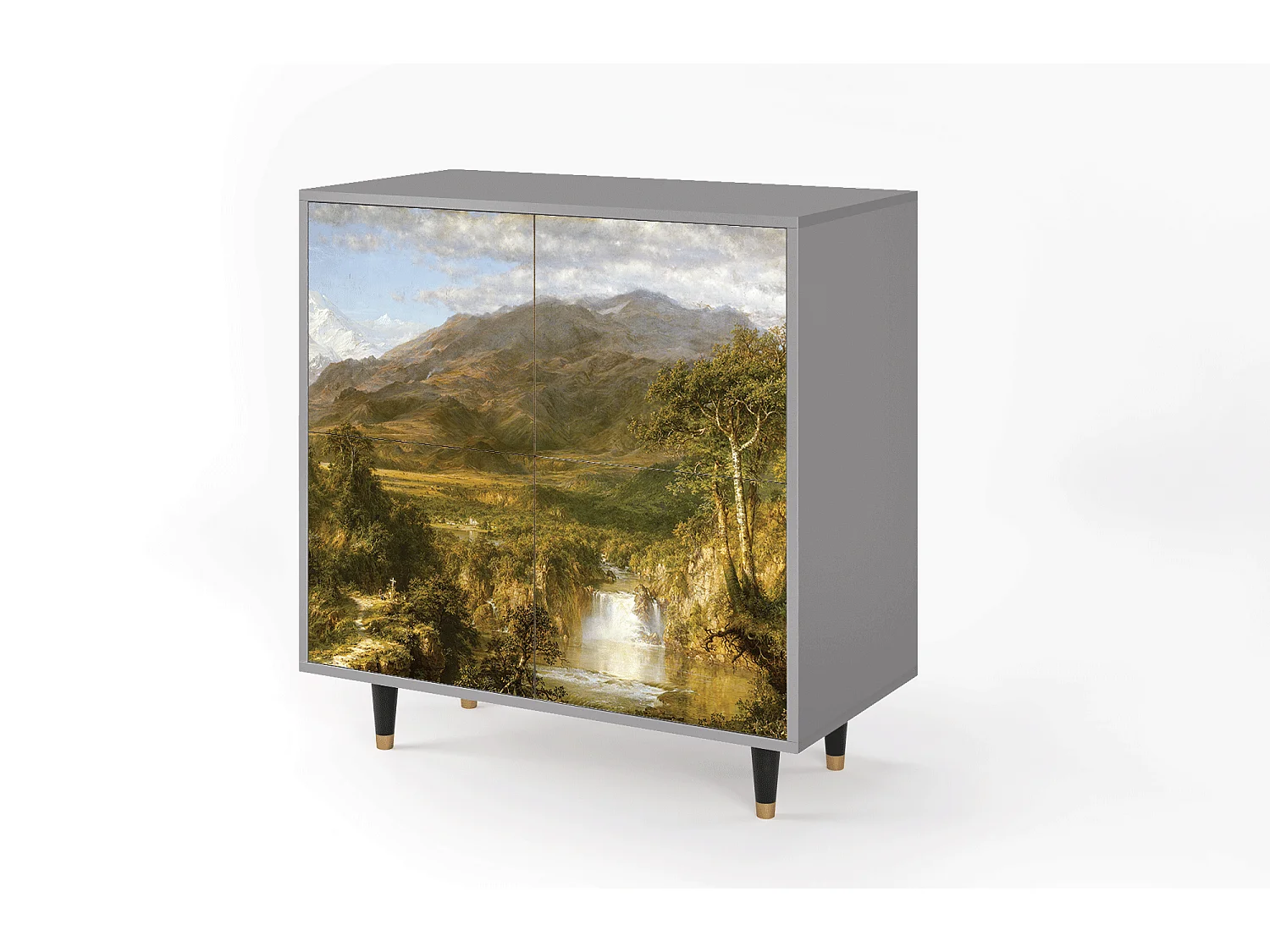 Credenza - 94x96x48 cm - BS3 - The Heart of the Andes , Grigio