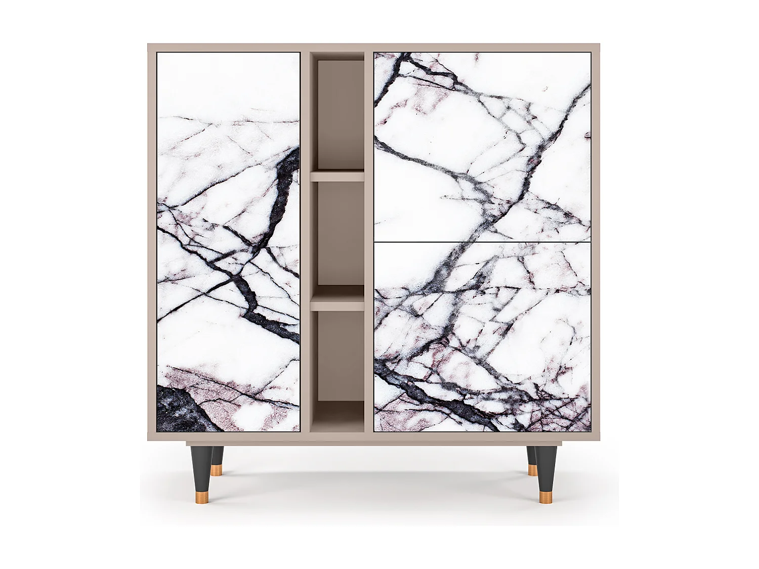 Dressoir - 94х96х41 cm - BS5 - Raven Marble, Latte