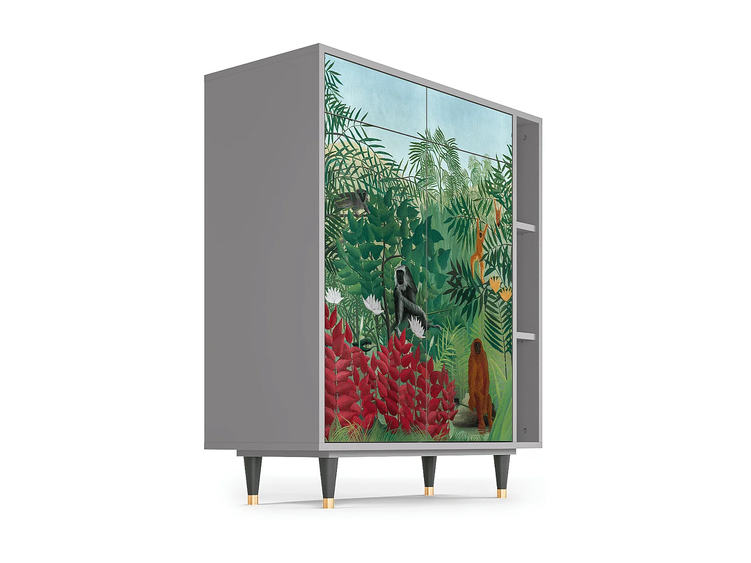 Credenza - 96х110х41 cm - BS6 - Jungles in Paris, Grigio