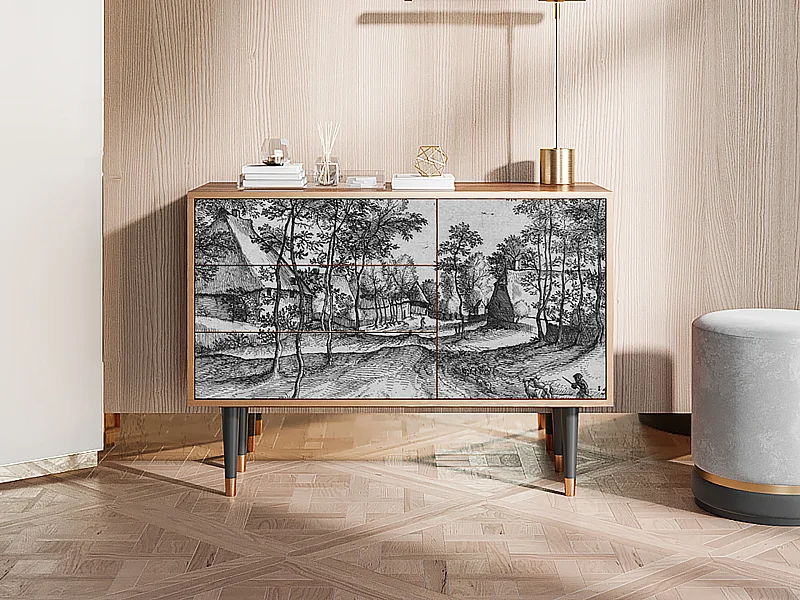 Buffet - 115х84х41 cm - S3 - Village Road, Noyer