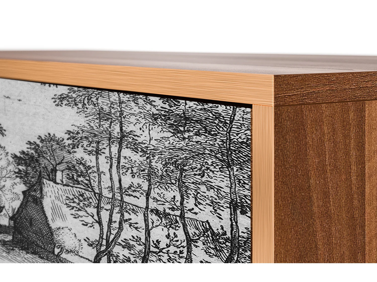 Buffet - 115х84х41 cm - S3 - Village Road, Noyer