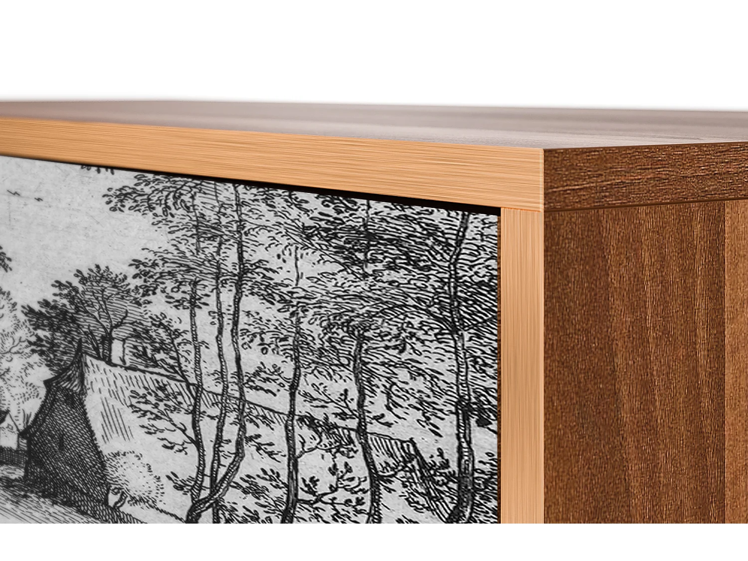 Buffet - 115х84х41 cm - S3 - Village Road, Noyer