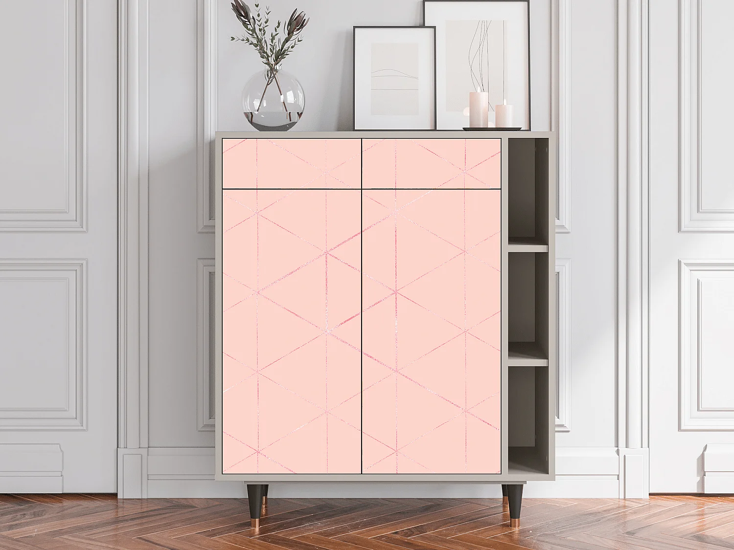 Buffet - 96х110х41 cm - BS6 - Rose Quartz, Sable