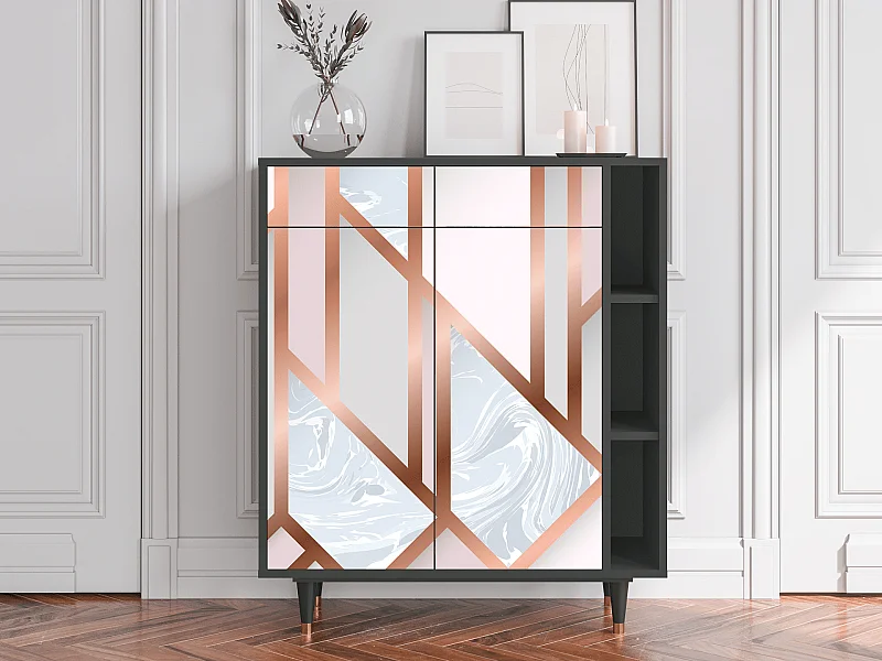 Buffet - 96х110х41 cm - BS6 - Champagne Story, Anthracite