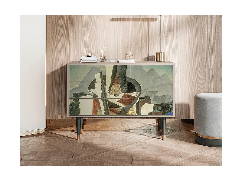 Buffet - 115х84х41 cm - S3 - The Cubist Paintings , Latte