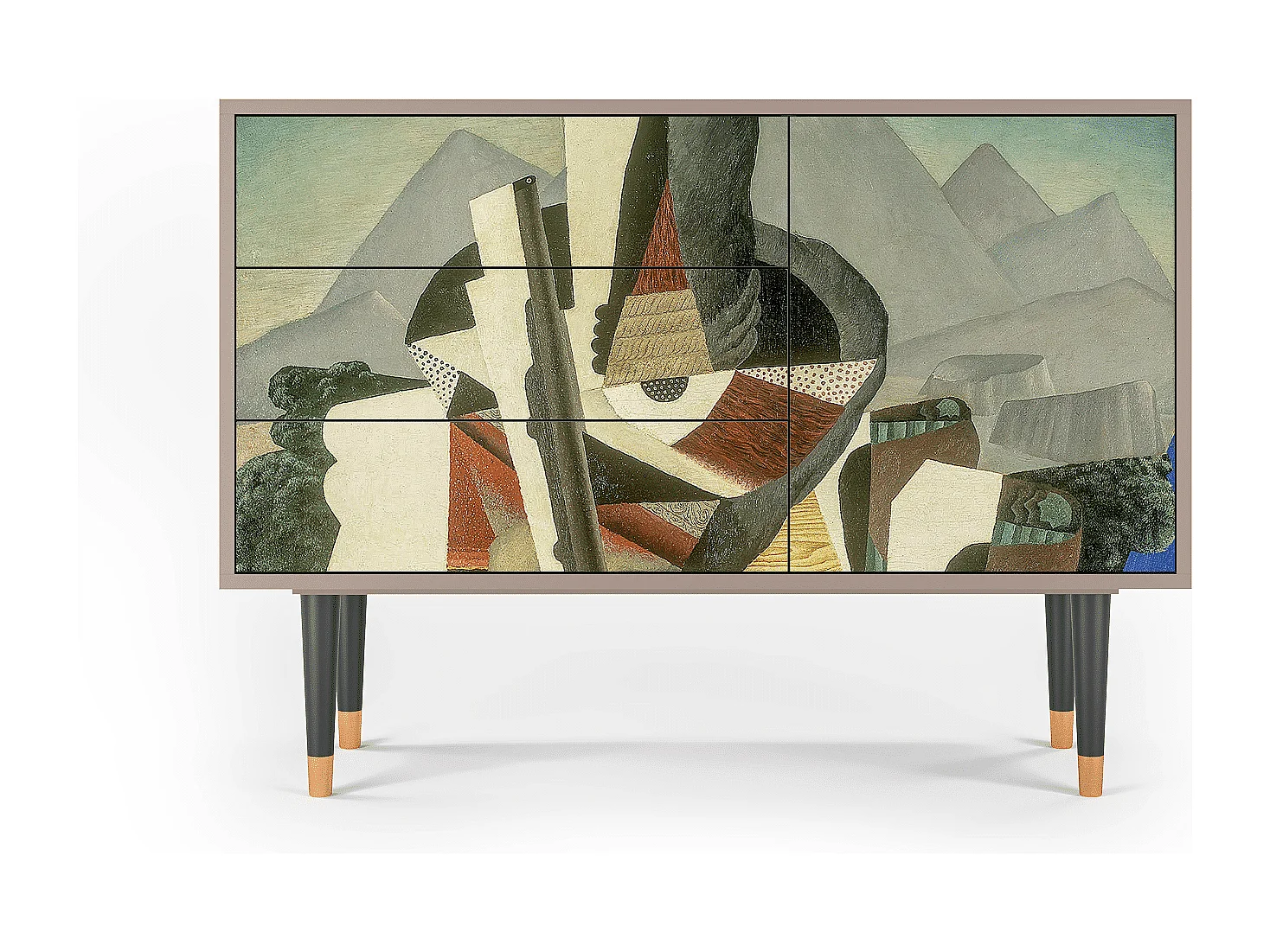 Buffet - 115х84х41 cm - S3 - The Cubist Paintings , Latte