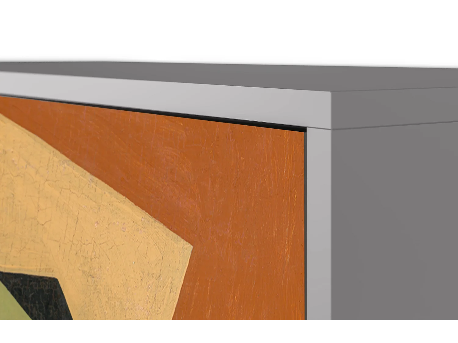 Buffet - 115х84х41 cm - S3 - Glass and Checkerboard, Gris