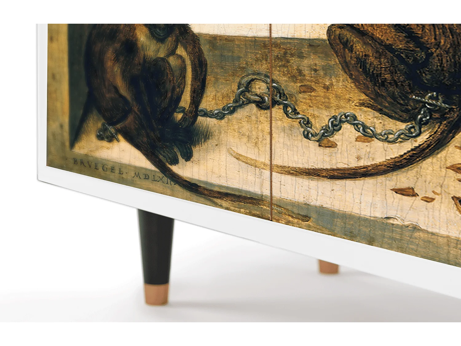 Buffet - 94x96x48 cm - BS3 - Two Monkeys, Blanc