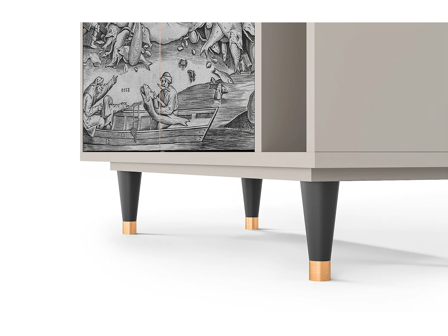 Credenza - 96х110х41 cm - BS6 - Big Fish Eat Little, Sabbia