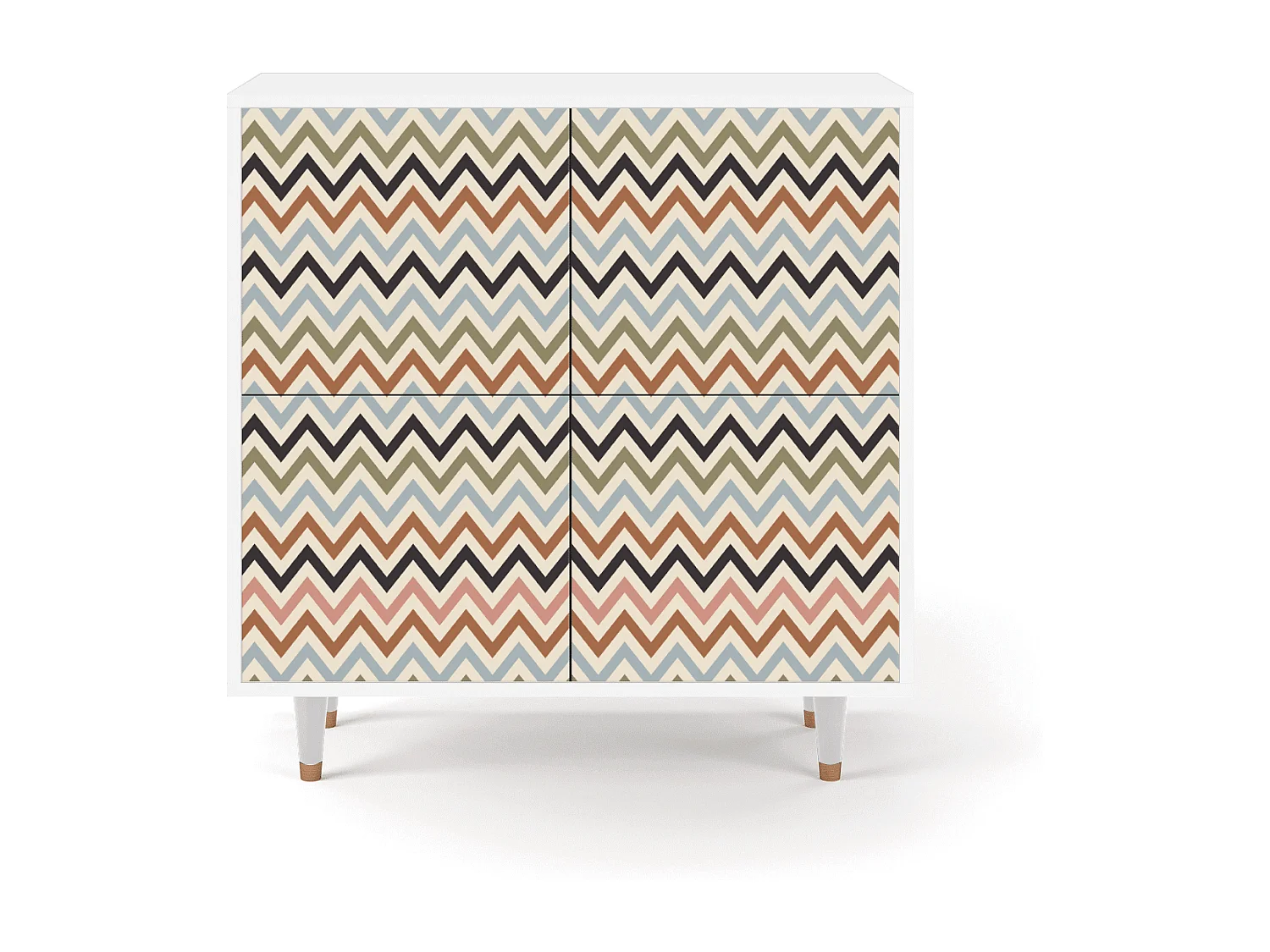 Credenza - 94x96x48 cm - BS3 - Bright Ripple, Bianco