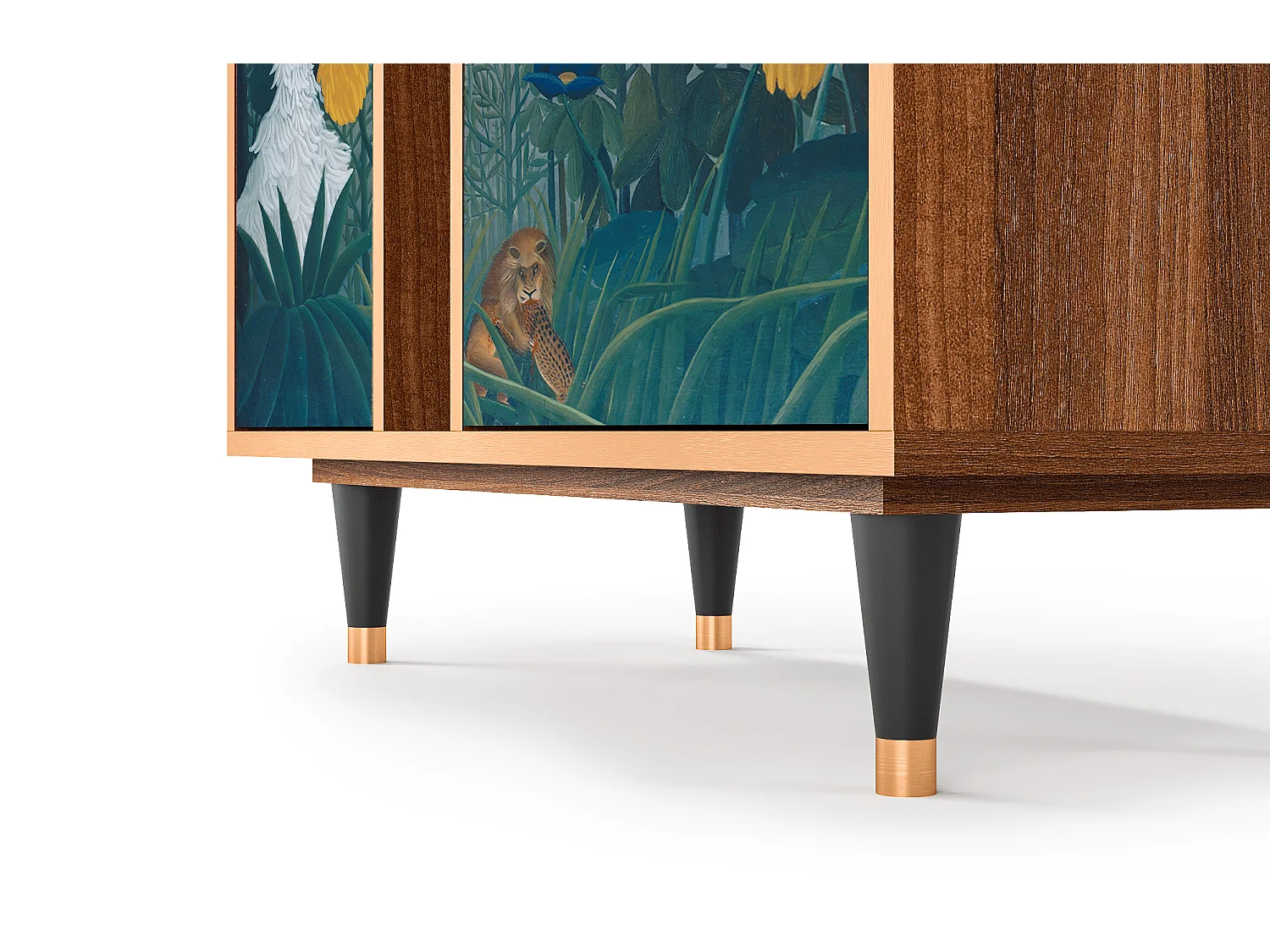 Dressoir - 94х96х41 cm - BS5 - The Repast of the Lion, Walnoot