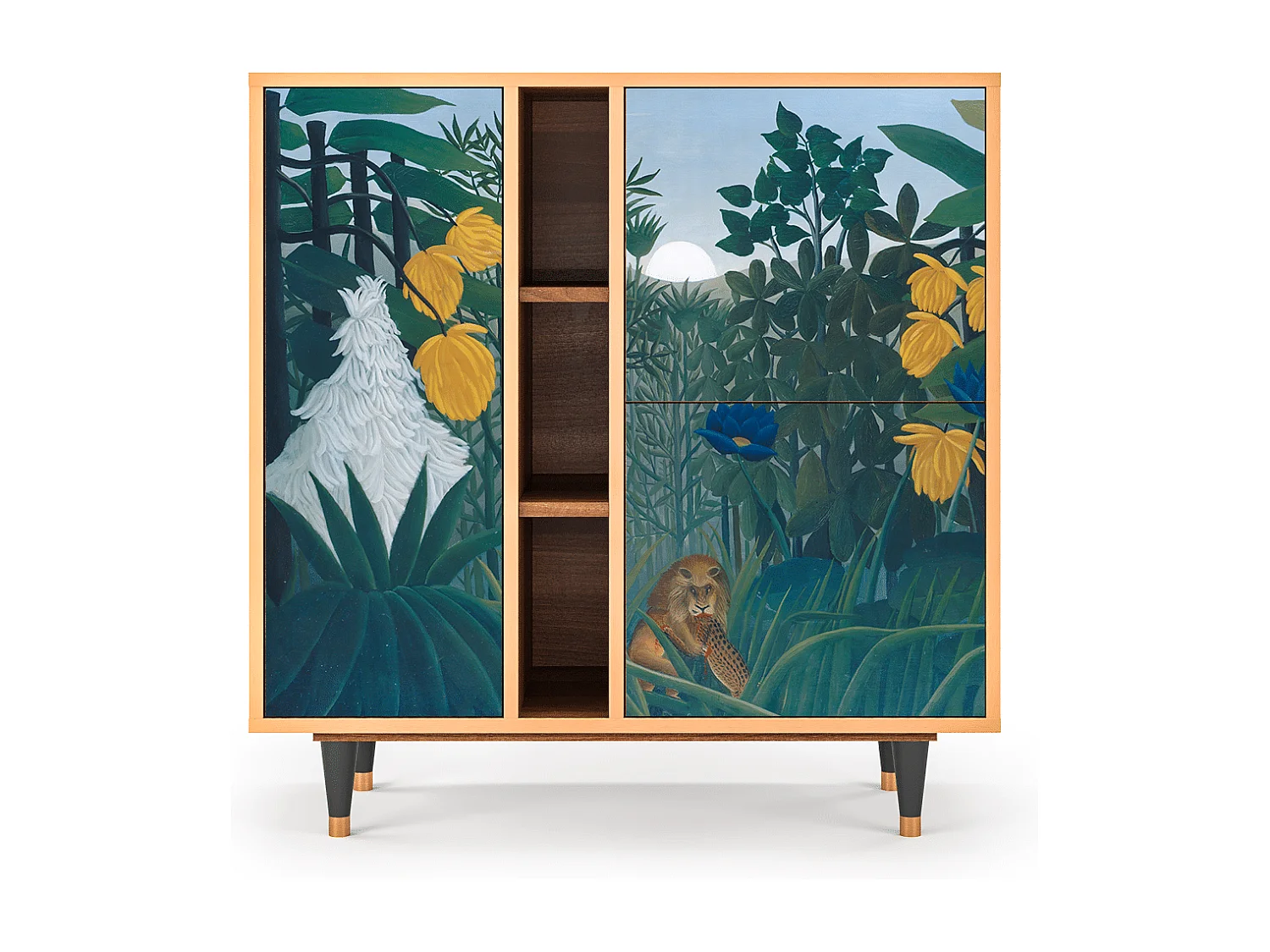 Buffet - 94х96х41 cm - BS5 - The Repast of the Lion, Noyer