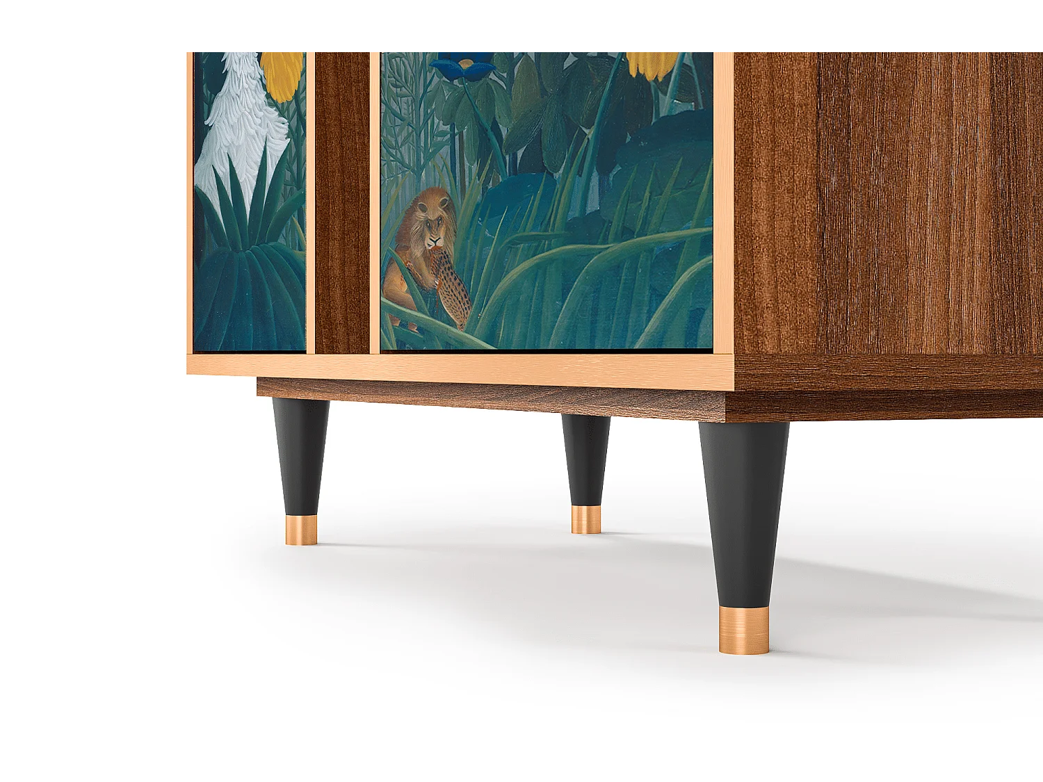 Buffet - 94х96х41 cm - BS5 - The Repast of the Lion, Noyer